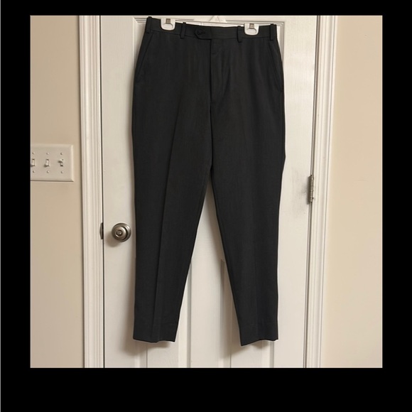 U.S. Polo Assn Dark Gray Dress Pants with Tapered Leg Design Size 34W 33L - Picture 1 of 8